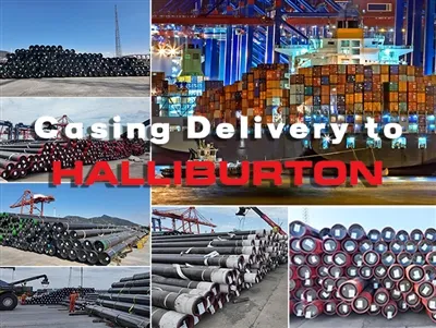 Casing Liwwerung zu Halliburton: API 5CT Seamless Casing geliwwert op Luanda,...